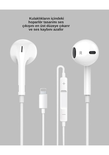 Apple iPhone 14 Uyumlu Ve Altındaki Modellerle Kablolu Kulaklık