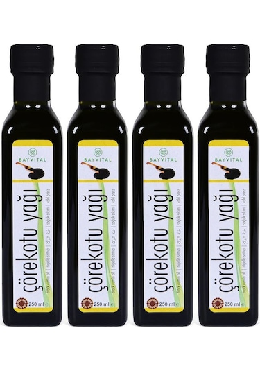Bayvital Çörekotu Yağı 4 x 250 ML
