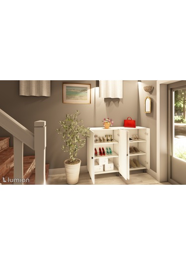 Atlas Çok Amaçlı Mutfak Banyo Ayakkabılık Dolabı 137 Cm