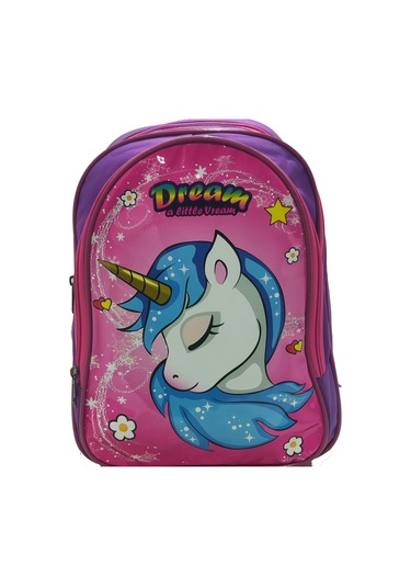 NEWFULL KIZ UNİCORN OKUL VE BESLENME ÇANTASI-EKONOMİK