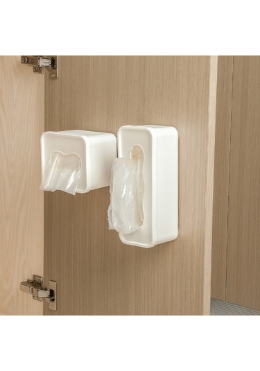 Sones 3 Adet Duvara Monte Büyük Açılır Eldiven Maske Küçük Nesne Saklama Kutusu, Stil: Küçük Kare