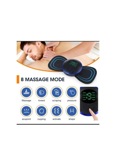 Taşınabilir Ems Mini Elektrikli Boyun Ve Vücut Kelebek Masajı Şarj Edilebilir, Servikal Elektrikli Boyun Sırt Masajı Kas Terapisi Basınç Ağrısı Taşınabilir Or59r7 Çok Renkli
