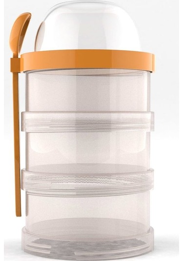 Zweikell Infinity Turuncu Bpa İçermez 700 Ml Atıştırmalık Kabı Çok Renkli