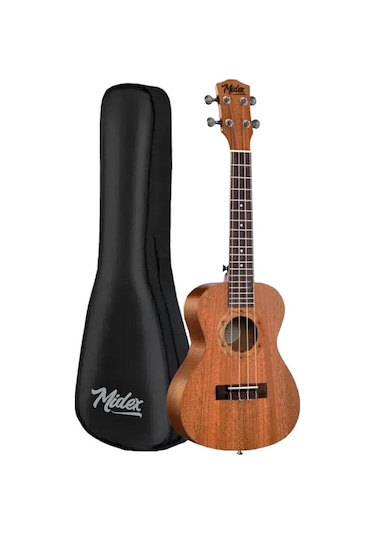 Midex CT-24MC Set Maun Concert Ukulele (Softcase Tuner Capo Metod Nota Sticker Askı Pena)
