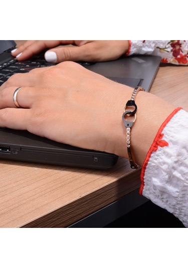 Tedzcollectionn Kelepçe Çelik Bileklik Çelik