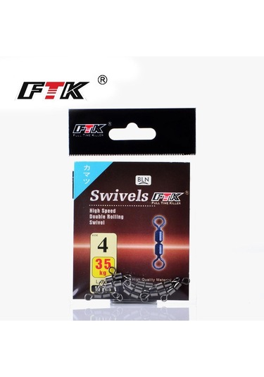 Ftk 50 Adet/grup Döner Bilyalı Rulman Balıkçılık Döner Katı Döner Güvenlik Yapış Halkası Döner Sazan Balıkçılık Aksesuarları 6 -50pcs