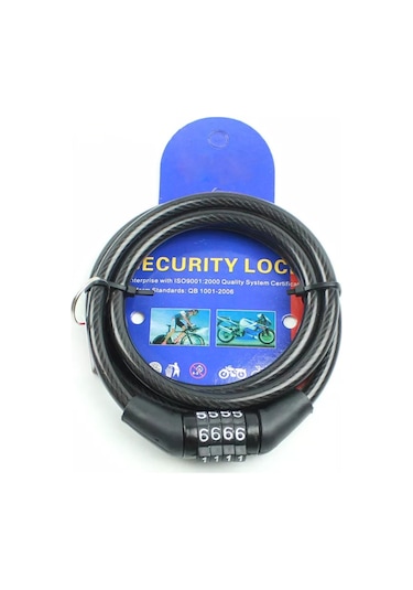 Şifreli Çelik Kilit Bisiklet Motosiklet Güvenlik Kilidi Bebek Arabası