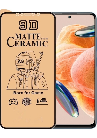 Xiaomi Redmi Note 12 Pro Ekran Koruyucu 9d Mat Seramik Nano Kırılmaz Cam