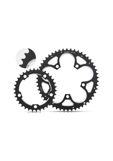 Ebitda West Bıkıng 34-50t Yol Bisikleti Yarış Katlanır Zincir Tekerleği Siyah Siyah