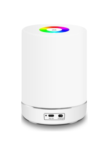 Gajeena Dokunmatik Kontrol 3 Parlaklık Ayarı Rgb Renkli Stüdyo Lambası, Yumuşak Işık, Gözlere Zararsız, 1200mah Batarya İle Beyaz