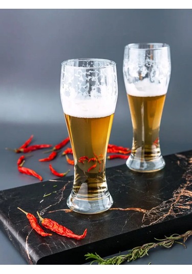 Pasabahce Bardaklar Cam 415 Ml Set 2 Adet. Bira 40777920 Beyaz