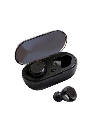 Lemestar Y50 Bluetooth 5.0 True Wireless Kulaklıklar - Mikrofonlu, 450mah Şarj Kutusu, Siyah - Ses Kalitesi Ve Konnektiviteli Dinleme Deneyimi