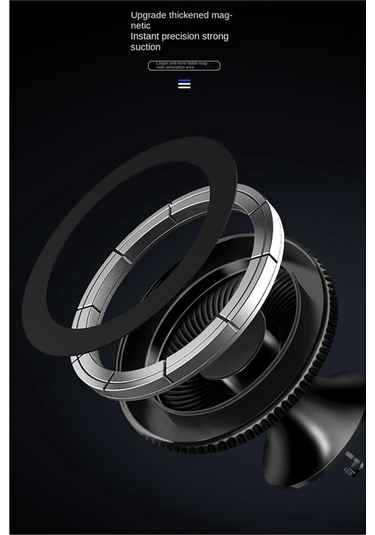 Araba Manyetik Tutucu Cep Telefonu Tutucu Evrensel Iphone/samsung İçin Siyah