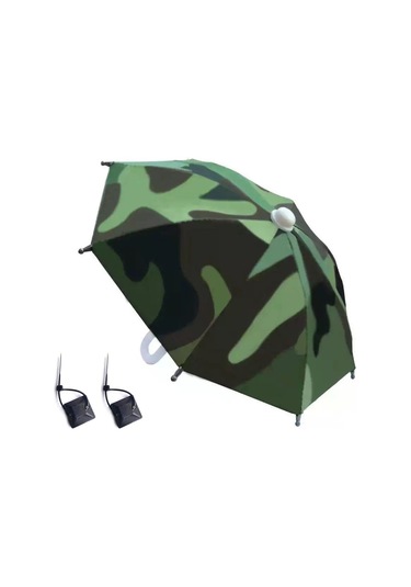 Youtek Motorsiklet Yağmurluğu Ve Telefon Tutucu - 2 Bağlayıcı İle Birlikte, Kamuflaj Desenli