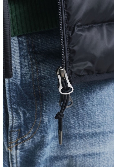 Gant Erkek Regular Fit Dik Yaka Kapitoneli Şişme Mont - Lacivert Evenıng Blue