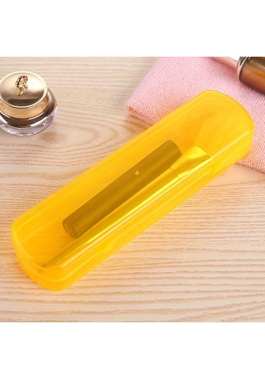 Fochsia Büyük Boy Şeker Renkli Yeşil Seyahat Diş Fırçası Ve Macun Taşıyıcısı - Dayanıklı Formaldehitsiz Saklama Kutusu