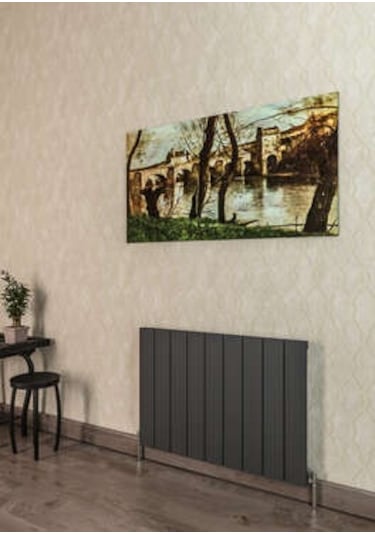 Warma Drama Yatay Alüminyum Radyatör 850x600 Pütürlü Antrasit 7946