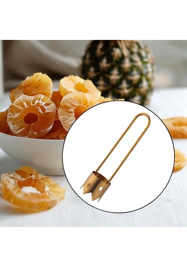 Homyl Meyve Çekirdek Çıkarıcı Oyma Kullanımı Kolay Altın Altın