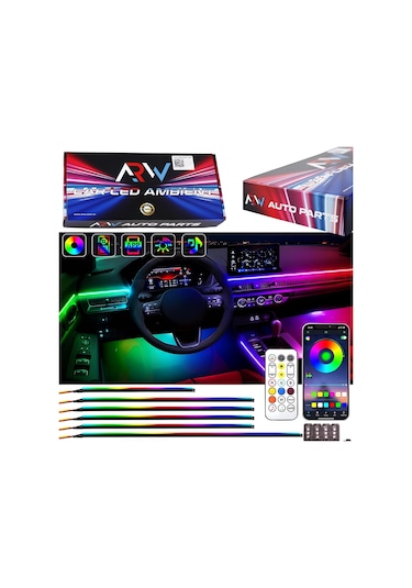 Hyundai Accent Rgb Araç İçi Ambiyans 210 Mod Full Fonksiyon