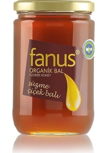Fanus Organik Süzme Çiçek Balı 850 G