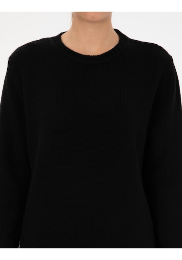 Pierre Cardin Kadın Siyah Kazak /triko 50316310-vr046 Siyah