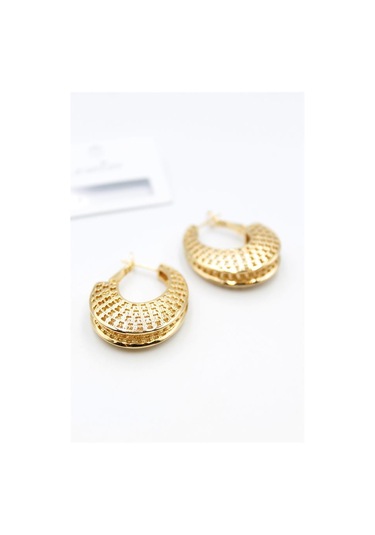 Telkari Halka Küpe - Altın Diğer