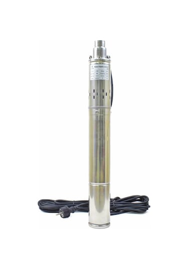 3'' 75 Mm Dış Çap 0.5 Hp Derin Kuyu Dalgıç Pompa 10 Metre Kablolu