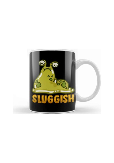 Cute & Funny Sluggish Slug Pun Adorable Snail Kupa Bardak Porselen Karışık
