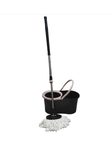 Sillgech 360 Smart Mop Jr. Black Siyah Temizlik Paspas Seti Pembe