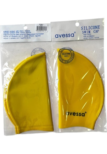 Avessa Slicone Swim Cap Sc807 Sarı Çok Renkli
