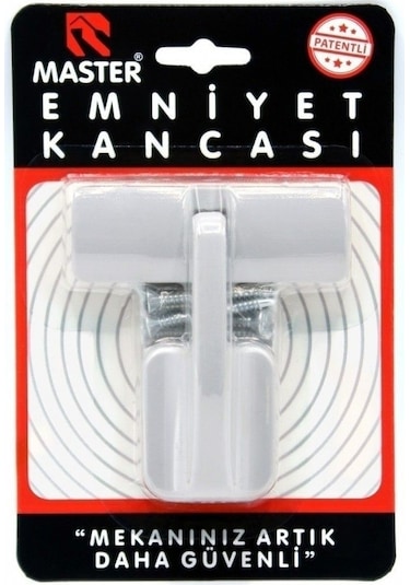 Master Emniyet Kancası Beyaz Beyaz