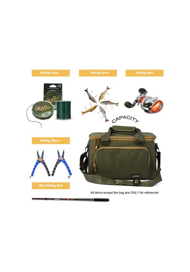 Lixada Taşınabilir Çok Fonksiyonlu Tuval Balıkçılık Y4099