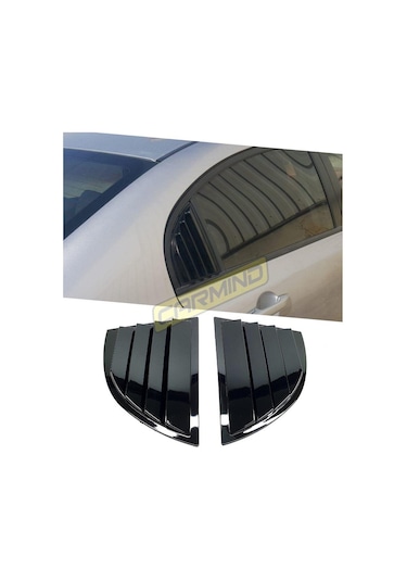 Honda Civic Fd6 Kelebek Cam Kaplama Vizörü Piano Black 2006-2011