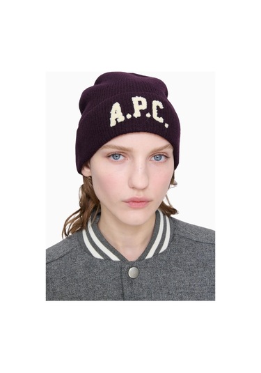 A.p.c Axel Beanie Unisex Yumuşak Ve Sıcak %100 Yün Bere Bordo