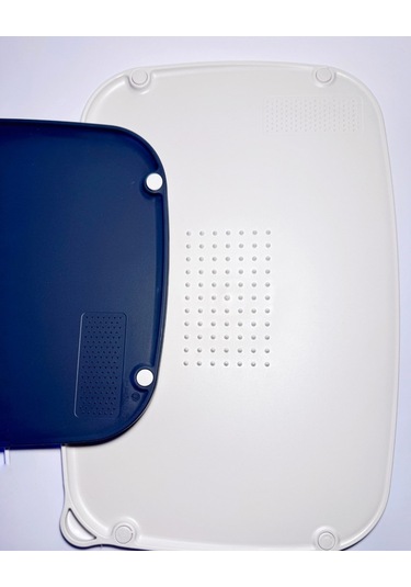 Mercansa Kaymaz Ayaklı Çift Taraflı Renkli Plastik Kesme Ve Doğrama Tahtası - Kaydırmaz Taban, Sarımsak Ezme Alanlı Renkli