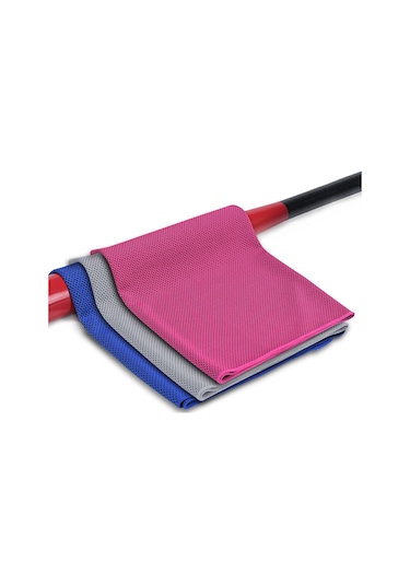 Xiyyadms "3'lü Spor Havlusu Seti - Yoga, Koşu, Kamp İçin Hızlı Kuruyan Soğutucu Mikrofiber Havlu" Çok Renkli