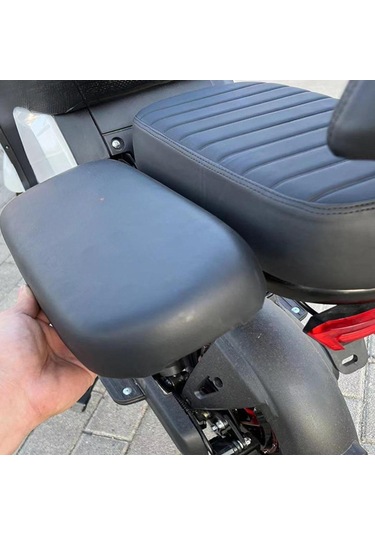 Homyl Bisiklet Aksesuarları Deri Yumuşak Yolcu Sele Yetişkin Siyah