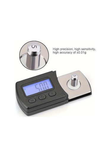 Chuangyinshop Siyah Hassas 5g 0 01g Kuyumcu Terazisi Dijital Lcd Ekran Plastik İbreli Basınç Ölçer Pil İle Çalışan Siyah