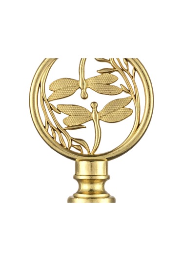 Homyl Lamba Finial Cap Topuzu Vidalı Kapak Topper Yatak Altın