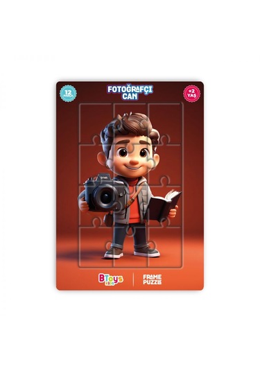 Btoys 5 Adet Lisanslı 12 Parça Can Serisi Puzzle