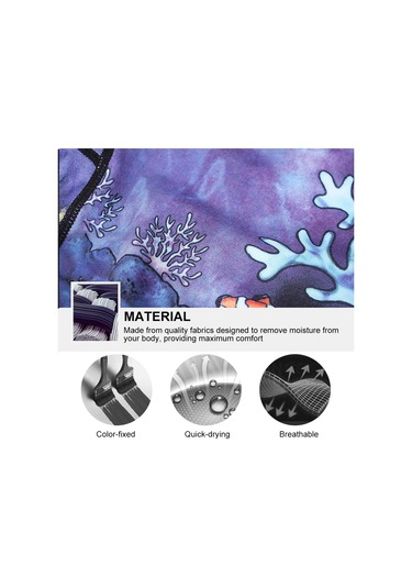 Paıyıge Kadın Baskılı Deniz Altı Hk53 Yoga Pantolonu