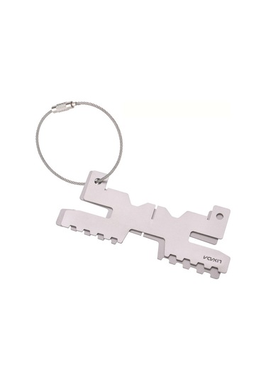 Teltree Titanyum Alkollü Fırın Tutucu, 24.5g Hafif, Gümüş Renk, 96x38mm, Çapraz Dikey Tutucu Gümüş