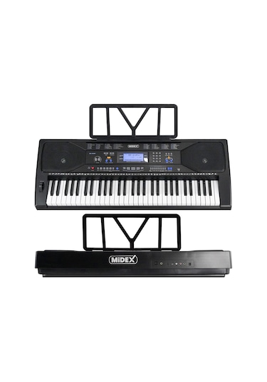 Midex Ps-4500ks Tuş Hassasiyetli 61 Tuşlu Org Lcd Ekran