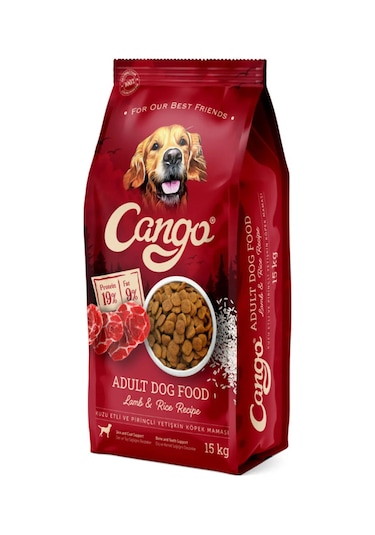 Cango Yetişkin Köpek Maması Kuzu Etli Pirinçli 15kg