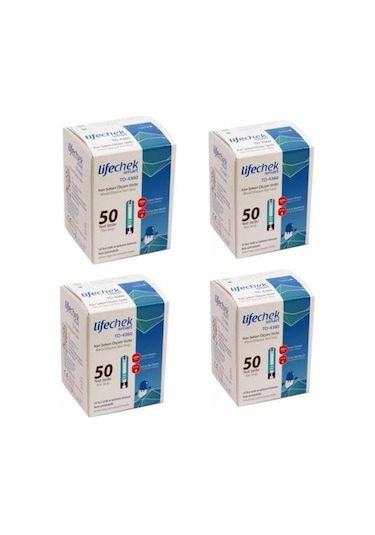 Lifechek Smart TD-4360 Kan Şekeri Ölçüm Stribi 4 x 50 Adet