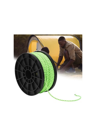 Xindoker 2.5mm 50m Yeşil Pp Yansıtıcı Tekerlek, Çadır-açık Alanda Kullanıma Uygun, Dayanıklı-güçlü, Akşam-gündüz Kullanım, Güvenlik-çadır-içki-ç晾衣 İçin Diğer