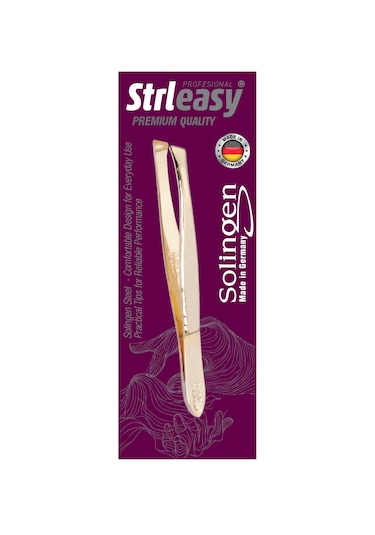 Strleasy 6247 Solıngen Gold Çelik Cımbız - Yan Uç