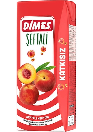 Dimes Şeftali Nektarı 27 x 200 ML