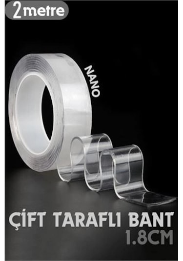 2 Metre Çift Taraflı Yapıştırıcı Bant Çivisiz Montaj 715471 -