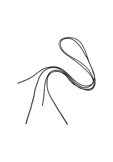 80 Cm Siyah Mumlu Klasik Ayakkabı Bağcığı Siyah